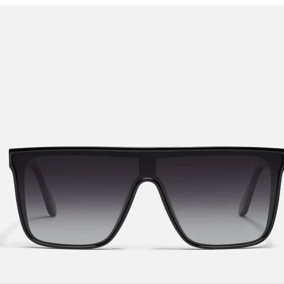 Quay Australia Nightfall Oversized Shield Polarized Sunglasses - Picture 1 of 9